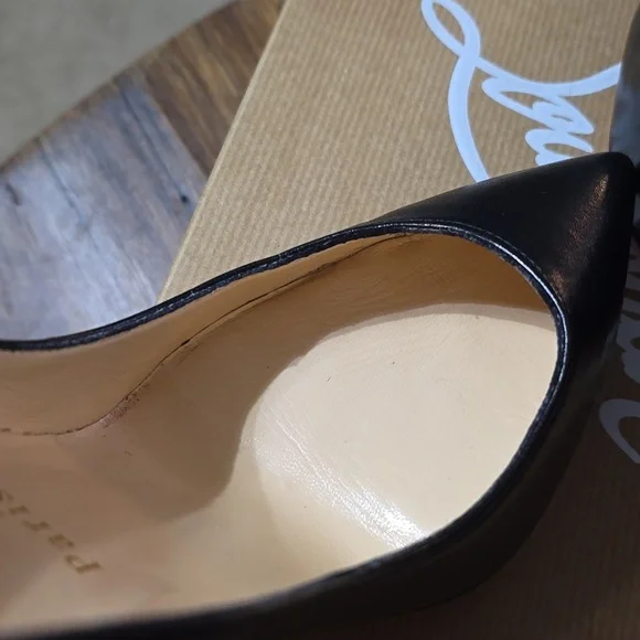 CHRISTIAN LOUBOUTIN Pigalle Follies 100 Nappa Shiny, Size 38.5 (Size 8) - Picture 9 of 16